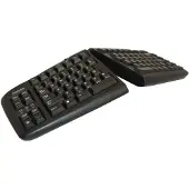 BakkerElkhuizen – BakkerElkhuizen Goldtouch Adjustable V2, Langallinen, USB + PS/2, Kalvokytkin, QWERTY, musta (BNEGTBUK)