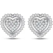 Lykken Hearts sydänkorvakorut hopea 10mm