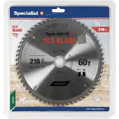 Specialist+ Katkaisuterä puulle Specialist+ Wood; 216x30/20 mm; Z60