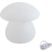 LINDBY LED-ladattava ulkovalaisin Vernate, RGBW, valkoinen, himmennettävä Vernate ,, Valkoinen/opaali, Synteettinen materiaali, Moderni
