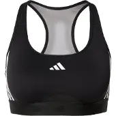 Adidas Urheilurintaliivit Powerreact Medium Support Hyperglam - Musta/valkoinen Nainen, koko L A-B
