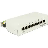 DeLOCK 87680, RJ-45, LSA, Seinäkiinnitys, Harmaa, Metalli, 160,3 mm, 44,2 mm