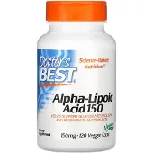 Doctors Best Alfa-lipoiinihappo, 150 mg - 120 kapselia