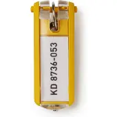 Durable Key Clip, Keltainen, 25 mm, 68 mm, 6 kpl (195704)