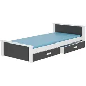 ADRK Furniture Lasten sänky Aldex 190x96x72cm + patja