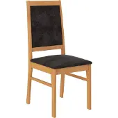 ADRK Furniture Tuoli K68, ruskea/musta