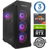 INTOP Tietokone Ryzen 7 5700X 32GB 250SSD M.2 NVME RTX5060Ti 16GB no-OS