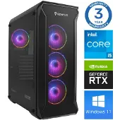 INTOP Tietokone i5-12400F 32GB 250SSD M.2 NVME RTX5060Ti 16GB WIN11