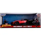Jada Toys Marvel Miles Morales 2017 Ford Gt 1:24 - Black - ONE SIZE