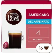Nescafe Dolce Gusto Americano Decaffeinato kahvikapselit, 16 kpl