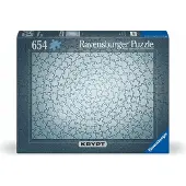 Ravensburger Krypt Silver 654-palan palapeli aikuisille - 12000071 - K sity n tehdyt ty kalut, valmistettu Saksassa, jokainen pala sopii t ydell