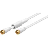 Goobay Antenna cable (F) 7.5m white (67297)