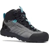 Black Diamond Women's Misson Leather Mid WP Steel Grey/Costal Blue Vaelluskengät Steel Grey-Costal Blue 37.5