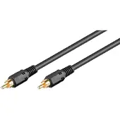 Goobay RCA Mono Cable - Musta - 20m