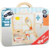 Small Foot Design Doctor's Playset lelusetti puinen 3 y+ 1 kpl