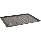 De Buyer CHOC FORATA Suorakaiteen muotoinen rei'itetty tarttumaton alumiininen uunipelti 40 x 30 cm Musta