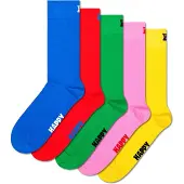Happy socks 5 pakkaus Solid Socks