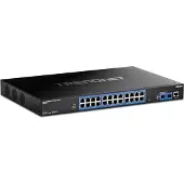 Trendnet TI-RG262I, Hallittu, Gigabit Ethernet (10/100/1000), Täysin kaksipuolinen, Telineasennus, 1U