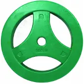 Tunturi Painolautanen Aerobic Lautaset 10,0kg, Single, vihreä