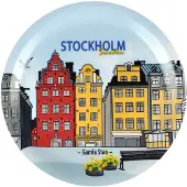 Mellow Design - Lasinalunen reunalla 10 cm Tukholman vanhakaupunki