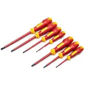 Sata Eristetty (1.000 V) ruuvimeisselisarja ST09303; 7 kpl.