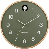 Karlsson Natural Cuckoo seinäkello 31,5 cm, vihreä