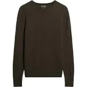 Superdry for man. M6110564A Essential crew neck jumper green (XL), Casual, Nylon