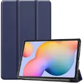 SKALO Samsung Tab S6 Lite Trifold Suojakotelo - Tummansininen
