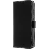 Samsung Insmat Exclusive Flip Case -lompakkokotelo, Galaxy A35 5G, musta