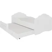 ADRK Furniture Casimo II, Lastensänky, valkoisen värinen