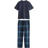 Next Pitkä pyjama sininen / laivastonsininen / valkoinen