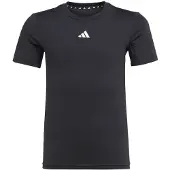 Adidas T-paita Techfit - Musta/valkoinen, koko 128 cm