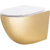 REA Carlo Mini Tornado NFQ GOLD EDGE seinälle ripustettava wc-istuin