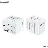 Remax ASTRO SERIES RP-U23 EU/US/CN/AU 2.4A WHITE TRAVEL CHARGER
