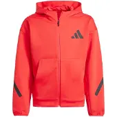 Adidas Huppari Z.N.E. Full Zip - Puhdas Rubiini/musta Lapset, koko 176 cm