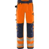 Fristads Vihreä Housut Huomio 2645 GSTP Huomio-oranssi/Laivastonsininen D88