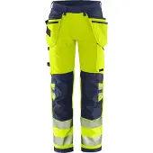 Fristads Työkaluhousut Luokka 2 2644 GSTP Huomiokeltainen/Laivastonsininen D112