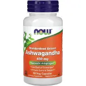 Now Ashwagandha-uute, 450 mg - 90 kasviskapselia