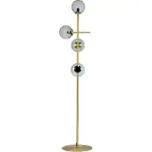 Dyberg Larsen Como Gulvlampe Røg/ Messing - Multi/patterned - H34CM
