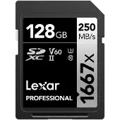 Lexar Professional 1667x 128 Gt SDXC -muistikortti