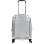 Mandarina Duck Logoduck + 4-pyöräinen Käsimatkatavara S 55 cm Hopeanvärinen