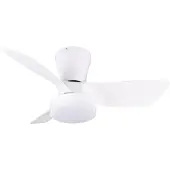 REALITY IMPORT Randers LED tuuletinkattovalaisin 20W 2700-6000K 76cm mattavalkoinen