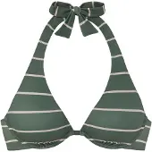 Bench Bikinitoppi kerma / tummanvihreä