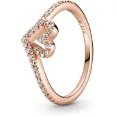 Pandora Sparkling Wishbone Heart Sormus 189302C01
