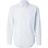 Pepe Jeans for man. PM309068 Elaborated blue shirt (L), Casual, Cotton, Classic, Long sleeve