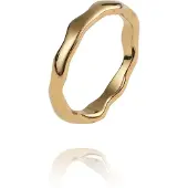 Mockberg Wavy Petite kullattu sormus #58 MB0139