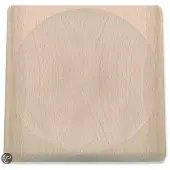 Triangle plate for chopping knife, 20x20x3cm, 50.805.20.00
