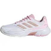 Adidas Urheilukengät 'CourtJam Control 3' roosa / puuteri / valkoinen