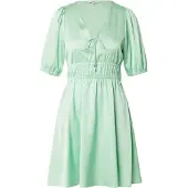 Pepe Jeans for woman. PL953753 Olivia green dress (L), Casual, Polyester, Short sleeve