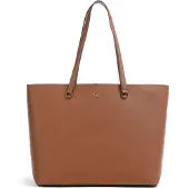 Lauren Accesorios for woman. 431911655002 Karly brown cross body leather tote bag (OSFA), Casual
